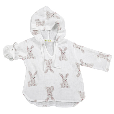 Рубашка Зайки Чуди Кидс 087525-3 белый 01